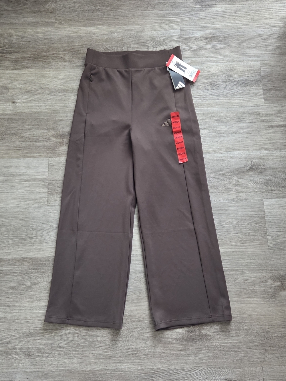 Adidas Women's M Wide Leg Pants Brown. - Picture 12 of 13